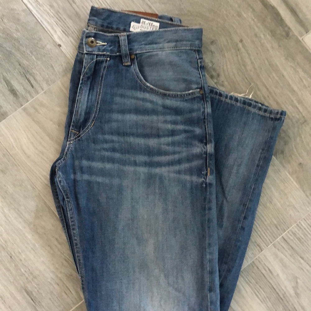 Distressed jeans